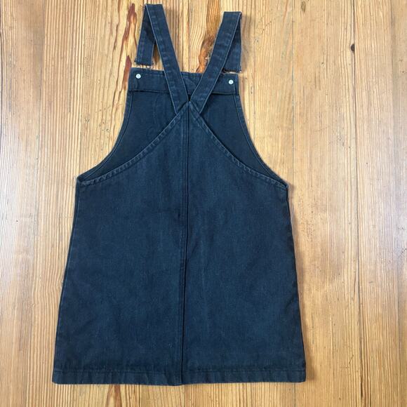 Disney Mickey Mouse black jean overall skirt SIZE 13 - Picture 6 of 6